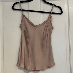 Mauve Pink Fitted Camisole with Spaghetti Straps NWT